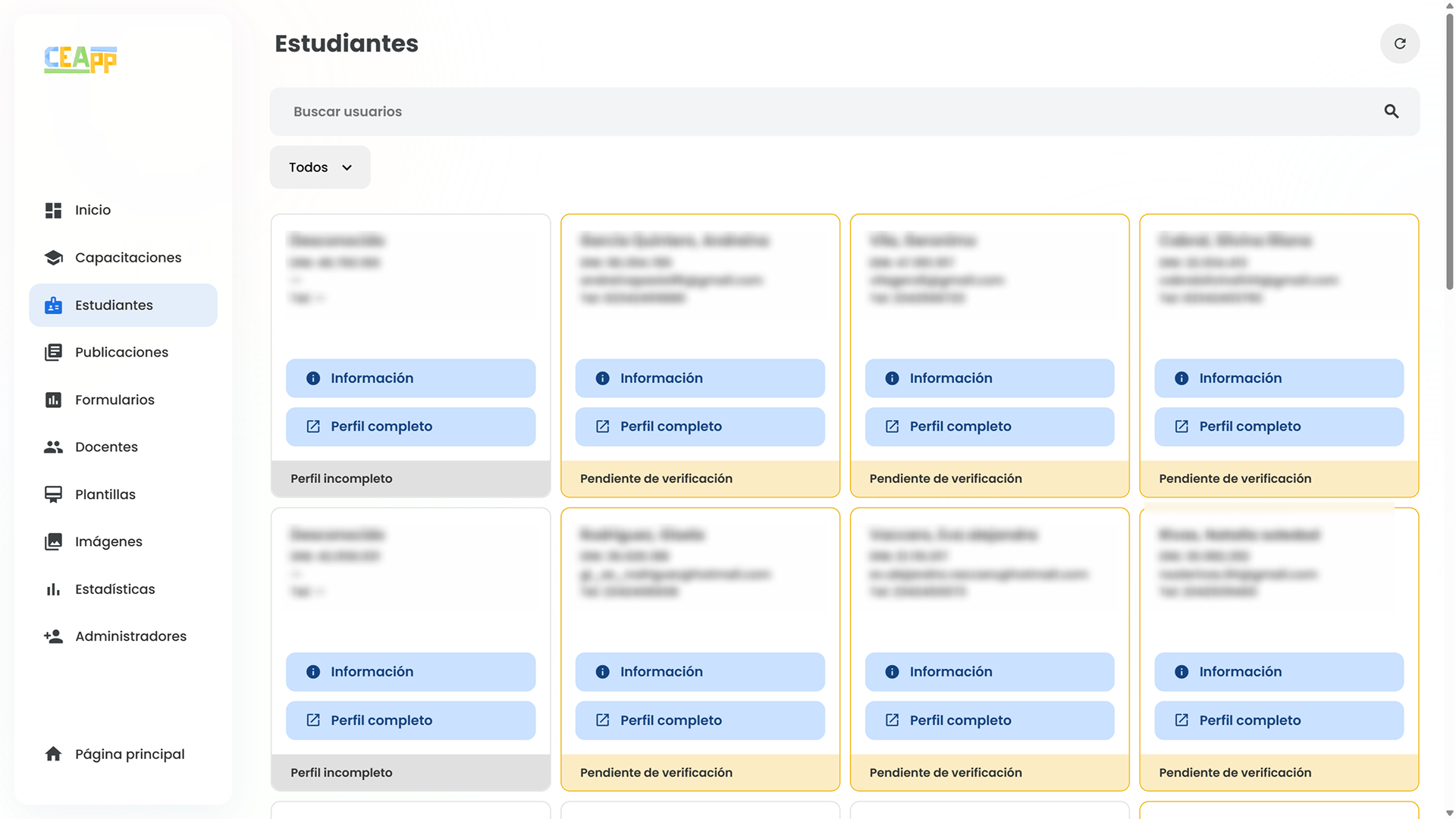 Administración de usuarios