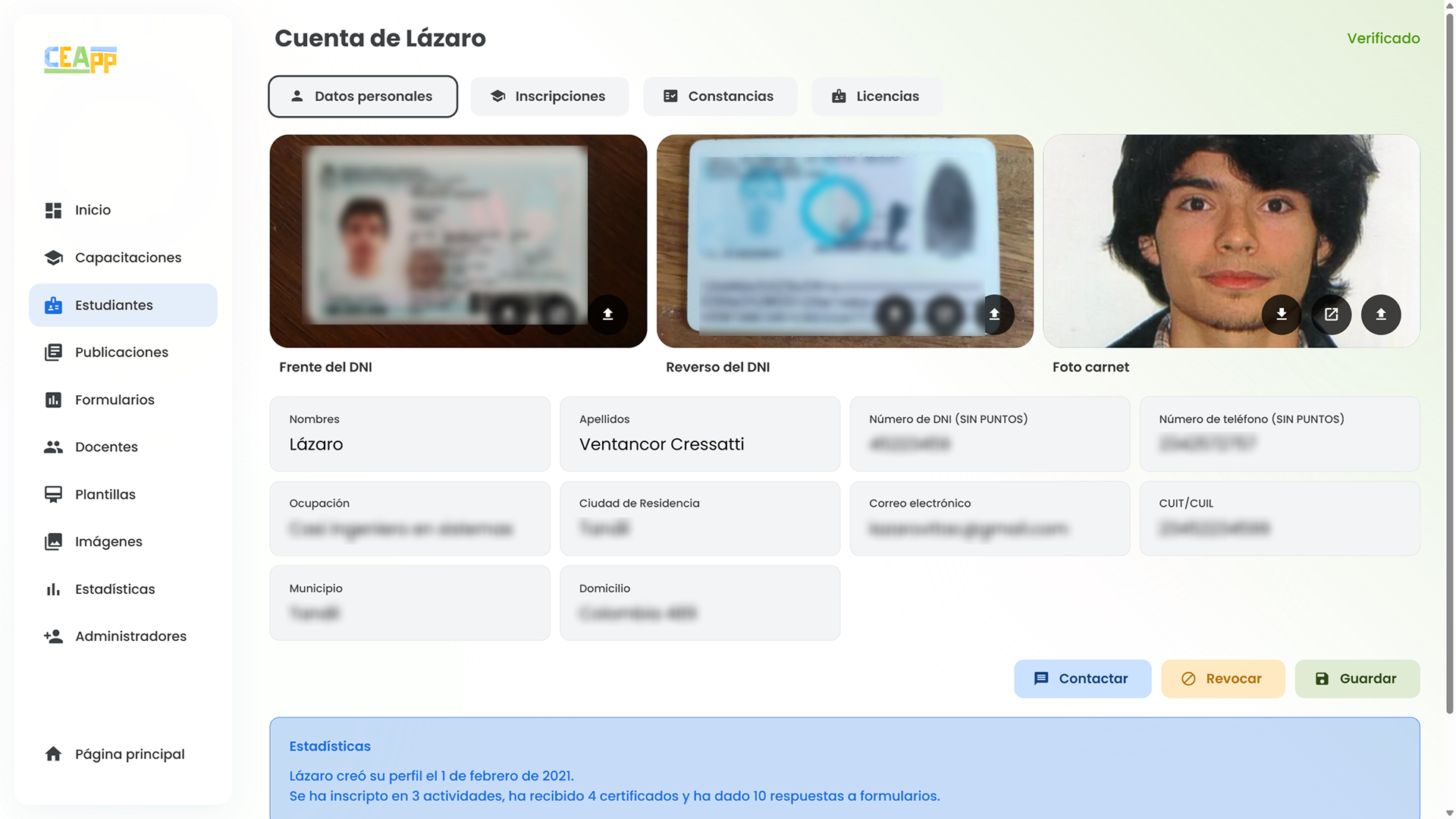 Perfiles de usuario